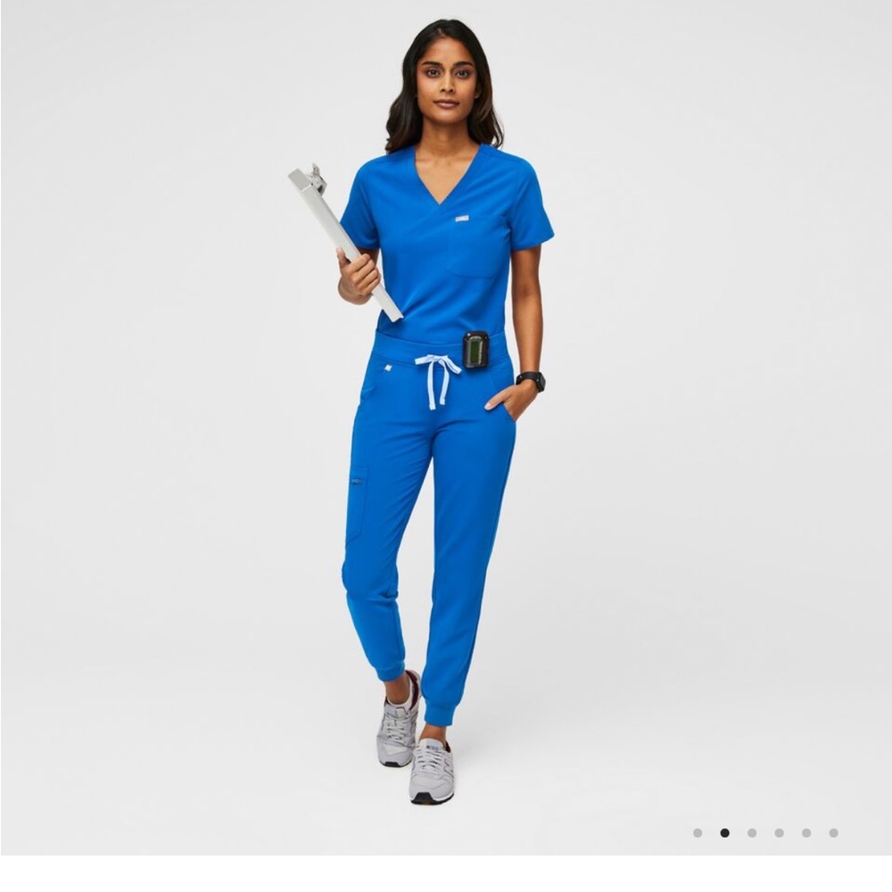 Figs Woman’s Scrub set - royal blue